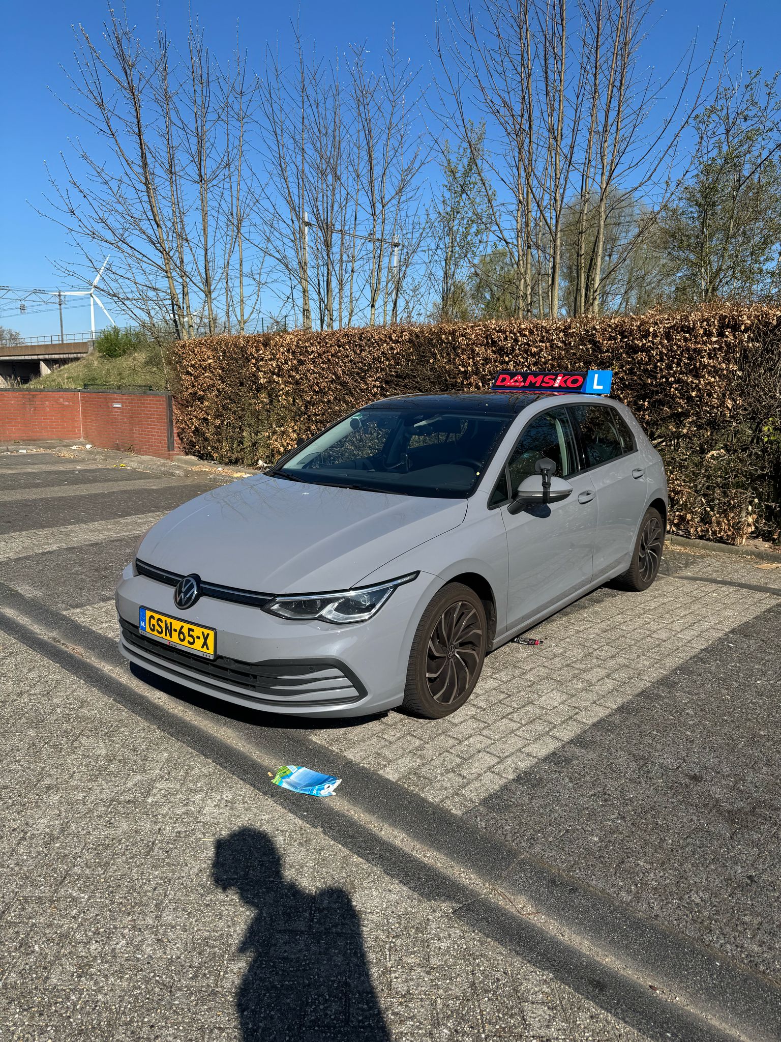 Lesauto van Rijschool Damsko